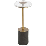 Kaufman Accent Table, Black/Gold