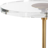 Kaufman Accent Table, Black/Gold