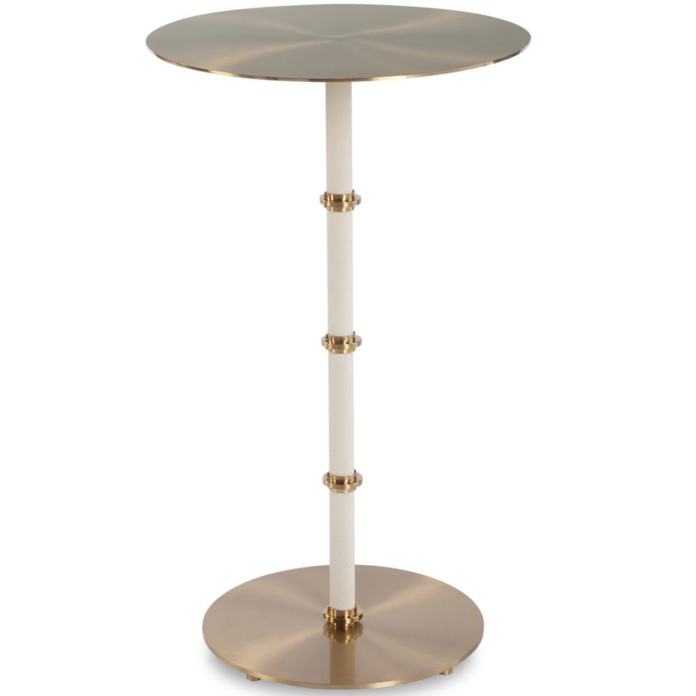 Cyprus Accent Table, Brass