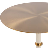 Cyprus Accent Table, Brass