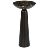 Hastings Accent Table, Dark Bronze-Furniture - Accent Tables-High Fashion Home