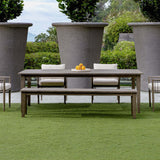 Forsyth Dining Table, Weathered Dark Grey-Furniture - Dining-High Fashion Home
