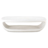 Leyton Coffee Table, White-Furniture - Accent Tables-High Fashion Home