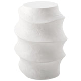 Winded Accent Table, White