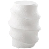 Winded Accent Table, White