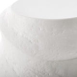 Winded Accent Table, White