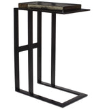Soma Accent Table, Black-Furniture - Accent Tables-High Fashion Home