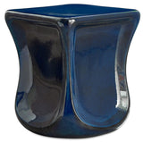Kaz Garden Stool, Blue-Furniture - Accent Tables-High Fashion Home