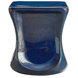 Kaz Garden Stool, Blue-Furniture - Accent Tables-High Fashion Home