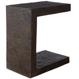 Obra Side Table, Dark Bronze-Furniture - Accent Tables-High Fashion Home