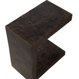 Obra Side Table, Dark Bronze-Furniture - Accent Tables-High Fashion Home