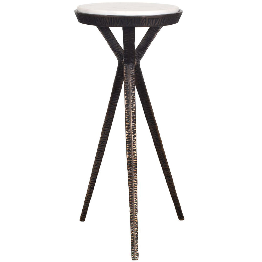 Tilton Accent Table, Dark Bronze-Furniture - Accent Tables-High Fashion Home