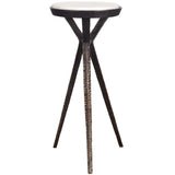 Tilton Accent Table, Dark Bronze-Furniture - Accent Tables-High Fashion Home