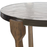 Bohdi AccentTable, Antique Brass-Furniture - Accent Tables-High Fashion Home