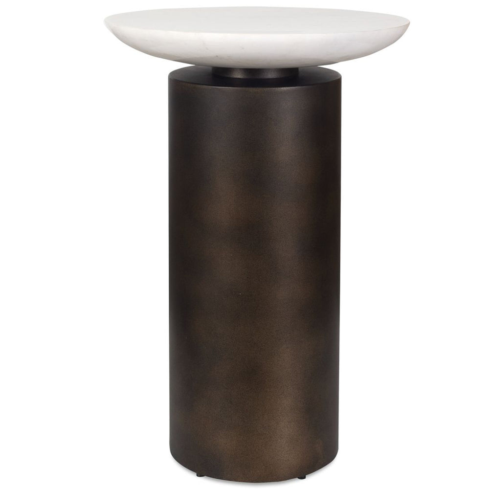 Olso Accent Table, Bronze-Furniture - Accent Tables-High Fashion Home