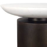 Olso Accent Table, Bronze-Furniture - Accent Tables-High Fashion Home