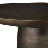 Madrone Dining Table, Golden Dark Bronze-Furniture - Dining-High Fashion Home
