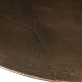 Madrone Dining Table, Golden Dark Bronze-Furniture - Dining-High Fashion Home