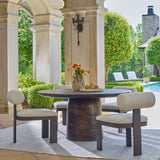 Madrone Dining Table, Golden Dark Bronze-Furniture - Dining-High Fashion Home