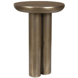 Thorp Accent Table, Antique Brass