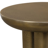 Thorp Accent Table, Antique Brass