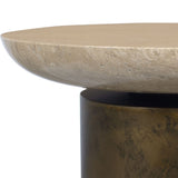 Oslo Indoor-Outdoor Accent Table, Brass
