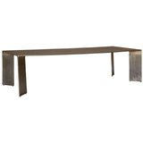 Reade Coffee Table, Antique Brass
