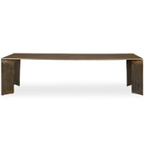 Reade Coffee Table, Antique Brass