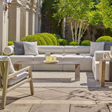 Reade Coffee Table, Antique Brass