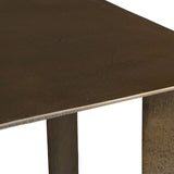 Reade Accent Table, Antique Brass-Furniture - Accent Tables-High Fashion Home