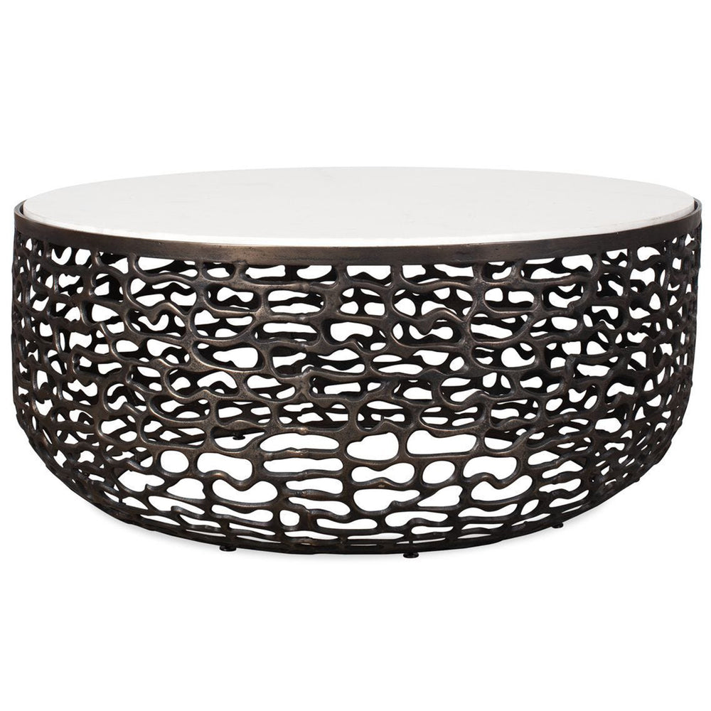 Sabena Coffee Table, Dark Bronze-Furniture - Accent Tables-High Fashion Home