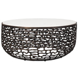 Sabena Coffee Table, Dark Bronze-Furniture - Accent Tables-High Fashion Home