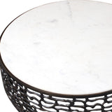 Sabena Coffee Table, Dark Bronze-Furniture - Accent Tables-High Fashion Home