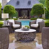 Sabena Coffee Table, Dark Bronze-Furniture - Accent Tables-High Fashion Home