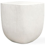 Alma Side Table, Limestone