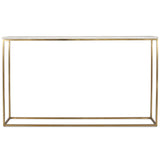 Redmond Console Table, Brass-Furniture - Accent Tables-High Fashion Home