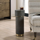 Wessex Drink Table, Charcoal-Furniture - Accent Tables-High Fashion Home