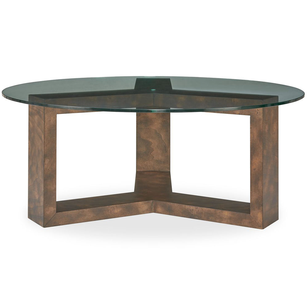 Ignis Coffee Table, Mappa Burl-Furniture - Accent Tables-High Fashion Home