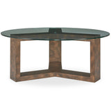 Ignis Coffee Table, Mappa Burl-Furniture - Accent Tables-High Fashion Home