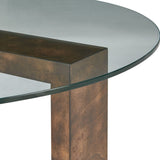 Ignis Coffee Table, Mappa Burl-Furniture - Accent Tables-High Fashion Home
