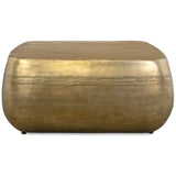 Saguaro Coffee Table, Aged Brass-Furniture - Accent Tables-High Fashion Home