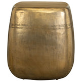 Saguaro Side Table, Aged Brass-Furniture - Accent Tables-High Fashion Home