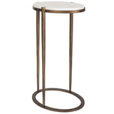 Mercier Accent Table, Bronze-Furniture - Accent Tables-High Fashion Home