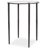 Wren Accent Table, Dark Bronze-Furniture - Accent Tables-High Fashion Home