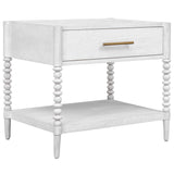 Bales Side Table, Off-White-Furniture - Accent Tables-High Fashion Home