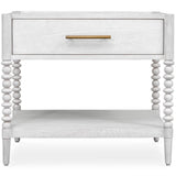 Bales Side Table, Off-White-Furniture - Accent Tables-High Fashion Home