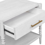 Bales Side Table, Off-White-Furniture - Accent Tables-High Fashion Home