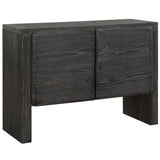 Bierk 2 Door Cabinet, Dark Natural