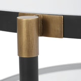 Chadid Coffee Table, Black-Furniture - Accent Tables-High Fashion Home