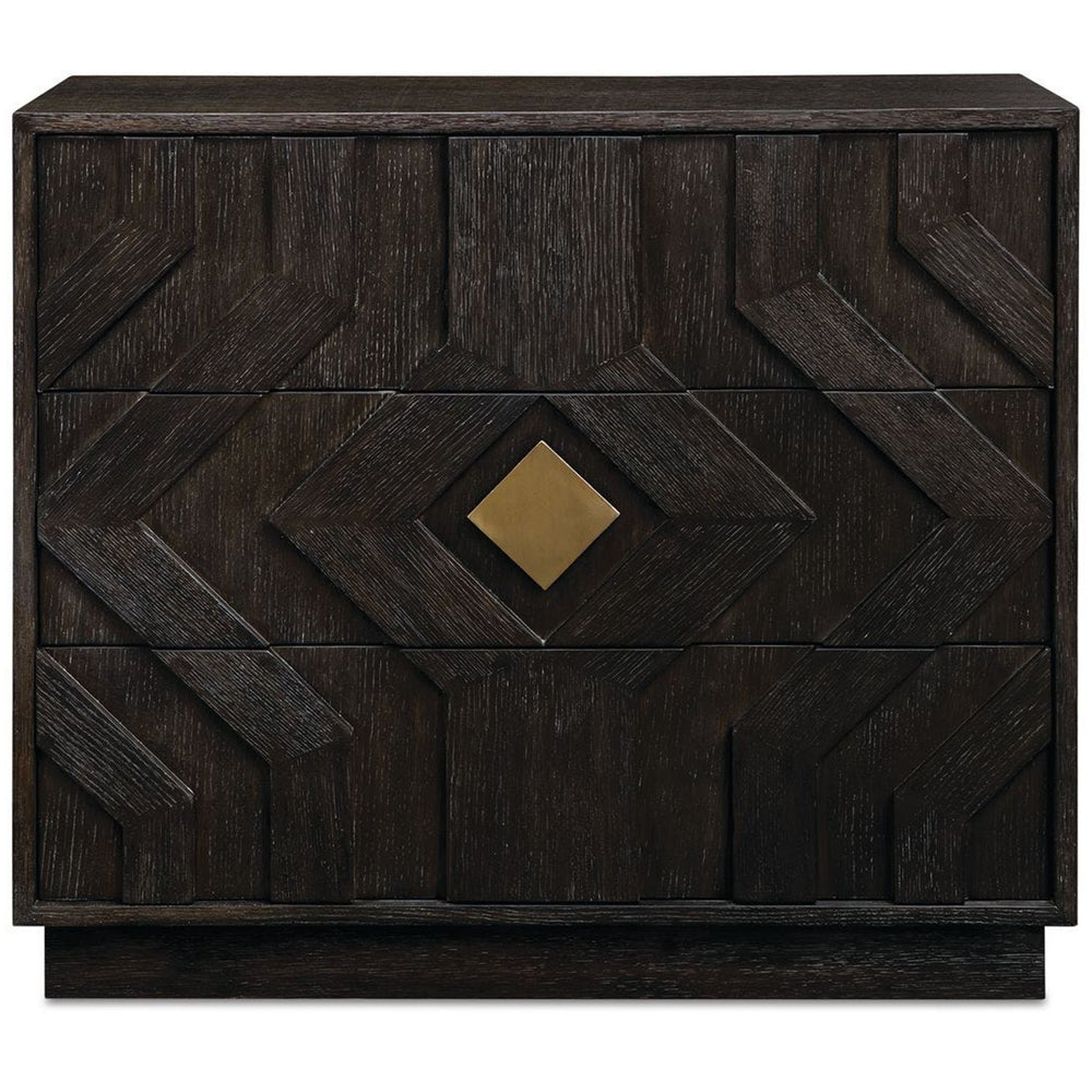 Faulkner 3 Drawer Chest, Dark Natural-Furniture - Storage-High Fashion Home